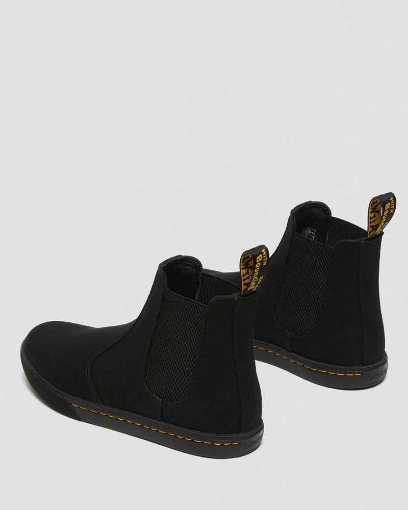 Dr Martens Makela Canvas Casual Ankelstøvler Dame Sort | DK 62EBC